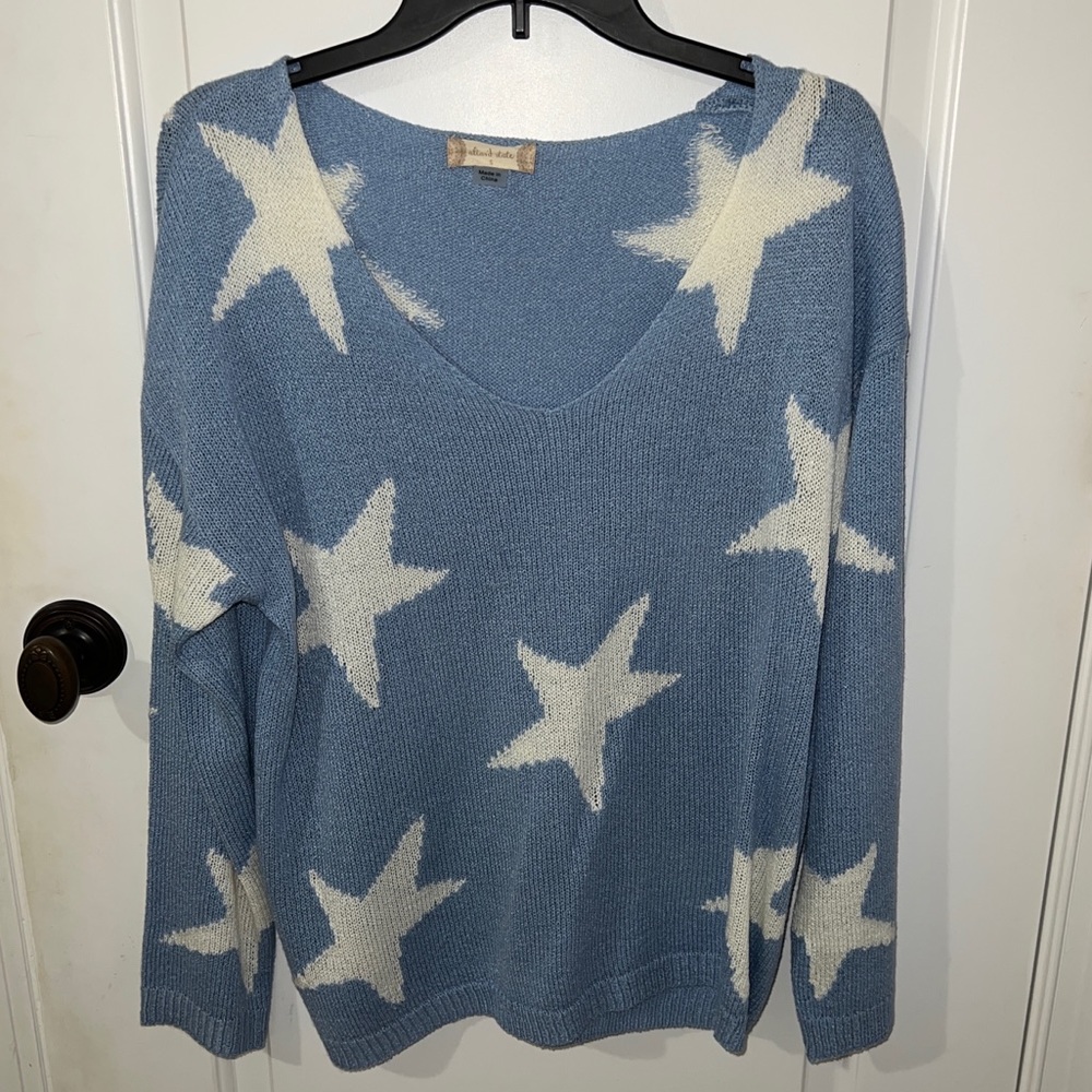 Blue Starry Night Sweater